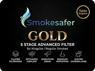 Smokesafer Gold cigarette filter pack