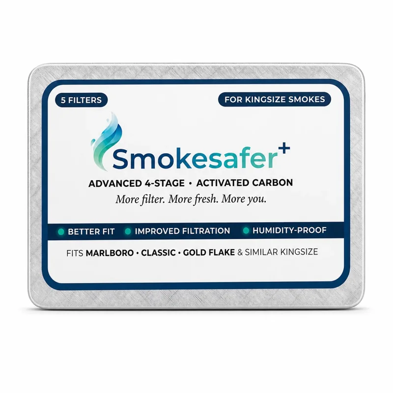 Smokesafer Plus filters for regular and kingsize smokes